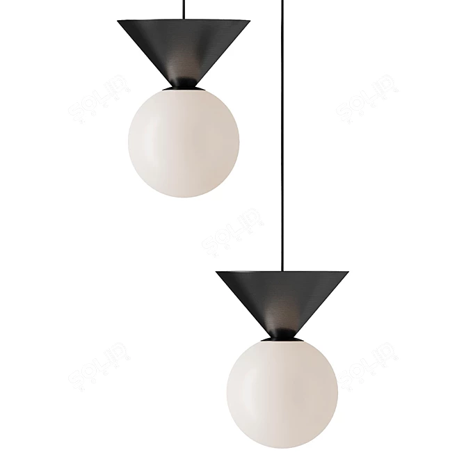 Gunvald Modern Design Lamp 3D model image 1