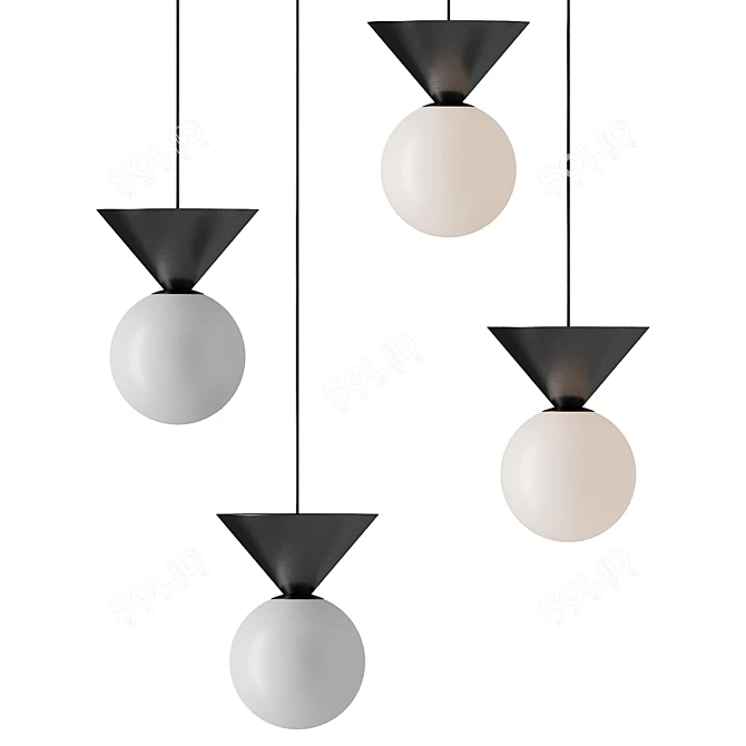 Gunvald Modern Design Lamp 3D model image 3