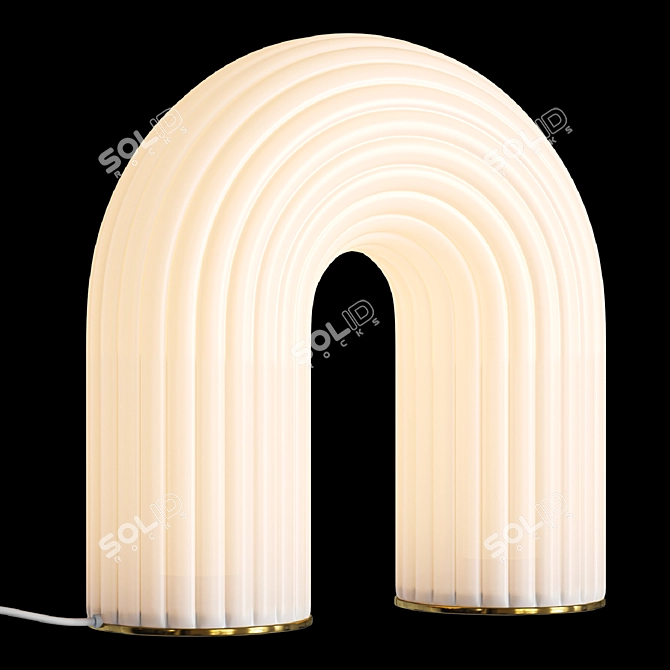 Sleek Vuelta Table Lamp 3D model image 4