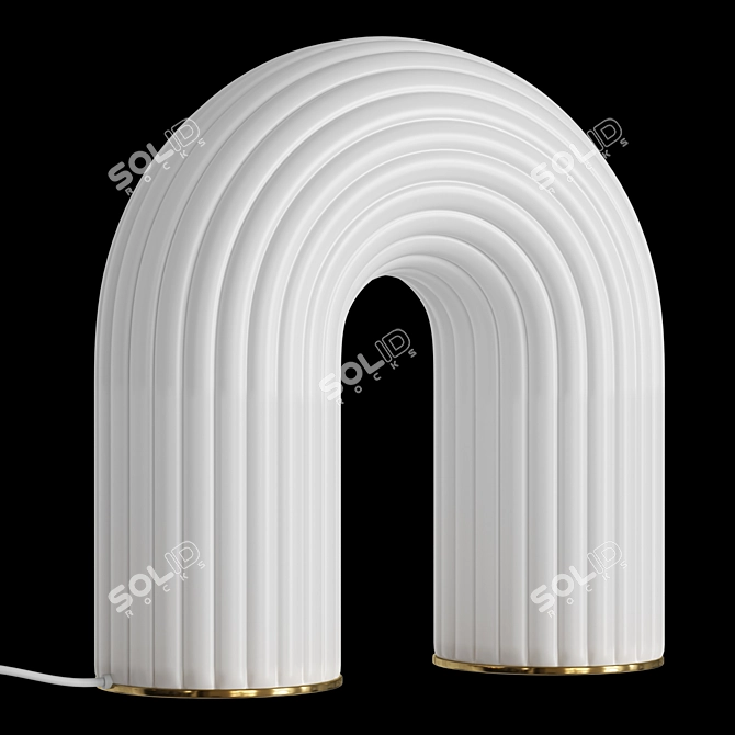 Sleek Vuelta Table Lamp 3D model image 6