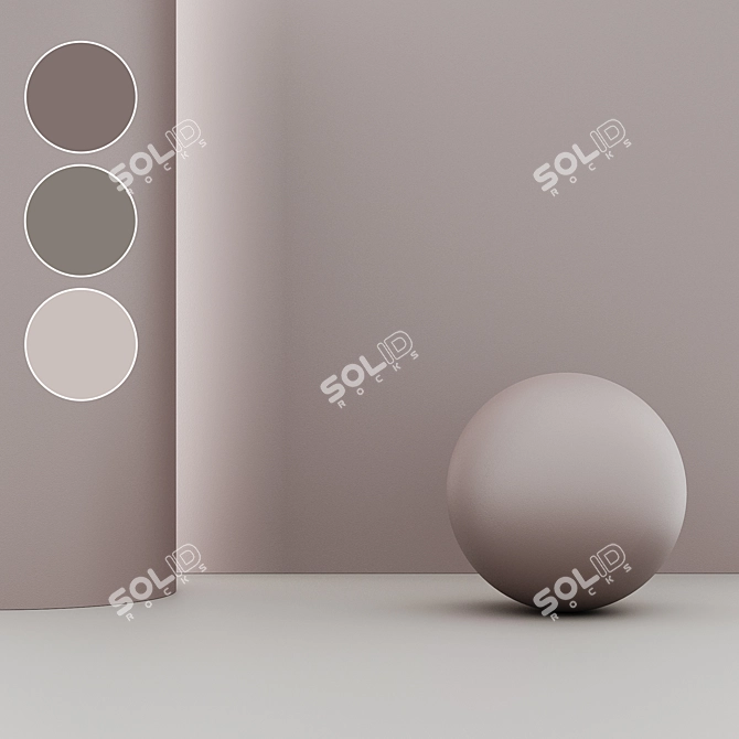 Seamless Wall Paint Texture 3D model image 1