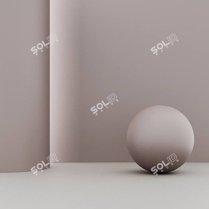 Seamless Wall Paint Texture 3D model image 2