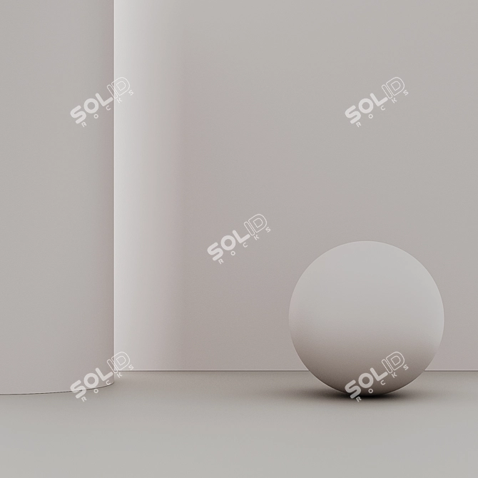 Seamless Wall Paint Texture 3D model image 4