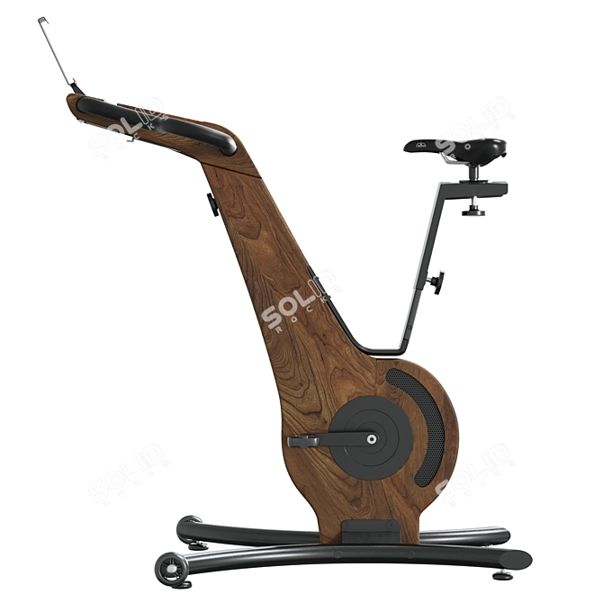 Vintage Eco Workout Bike 3D model image 2