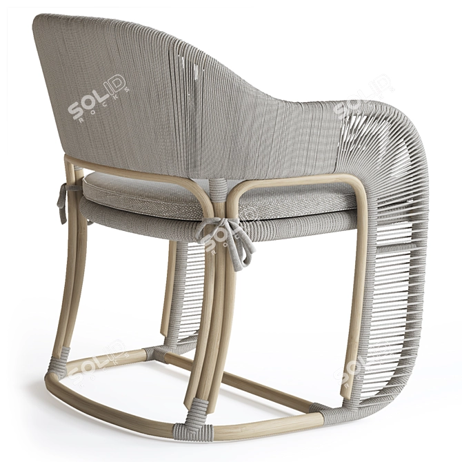 Vista Armchair: Modern Elegance Fixture 3D model image 3