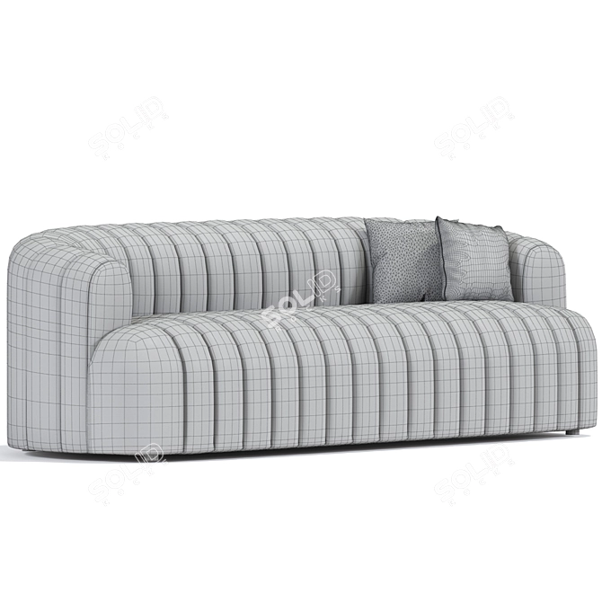 Stylish Elliana Sofa Model 3D model image 3