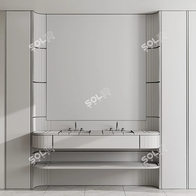 Modern Bathroom 68 Design 3D model image 6