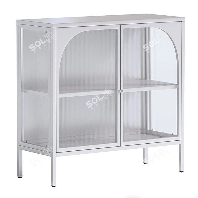 Rigan-2 Cabinet: Modern Versatile Furniture 3D model image 1