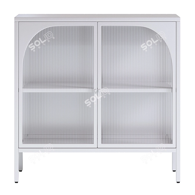 Rigan-2 Cabinet: Modern Versatile Furniture 3D model image 2