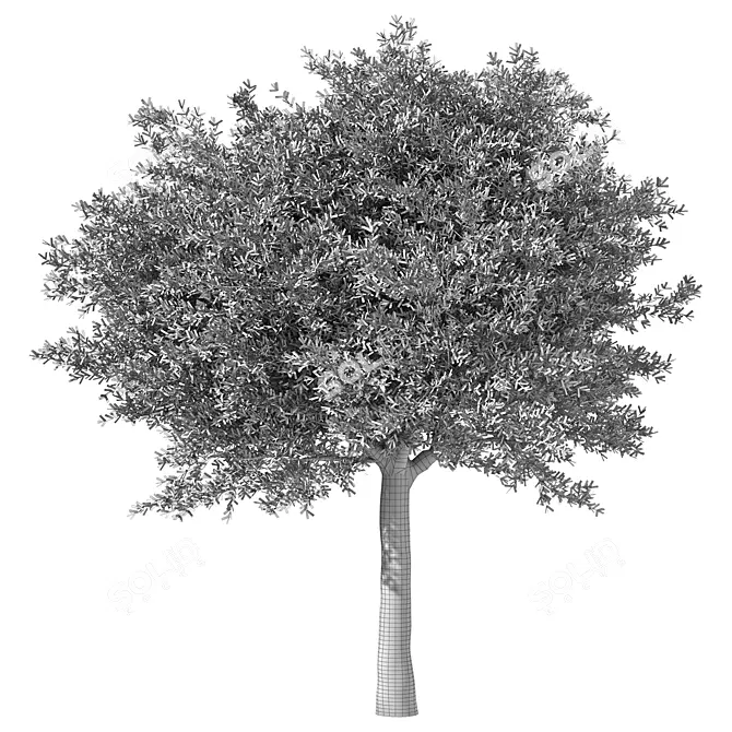 Stylish Tree Sculpture Design 3D model image 3