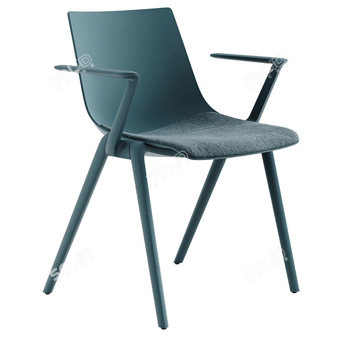 Sleek AULA Chair Collection 3D model image 9