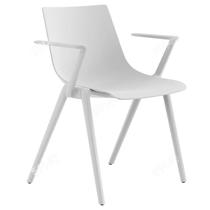 Sleek AULA Chair Collection 3D model image 11