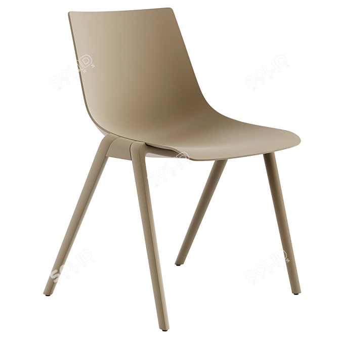 Sleek AULA Chair Collection 3D model image 13