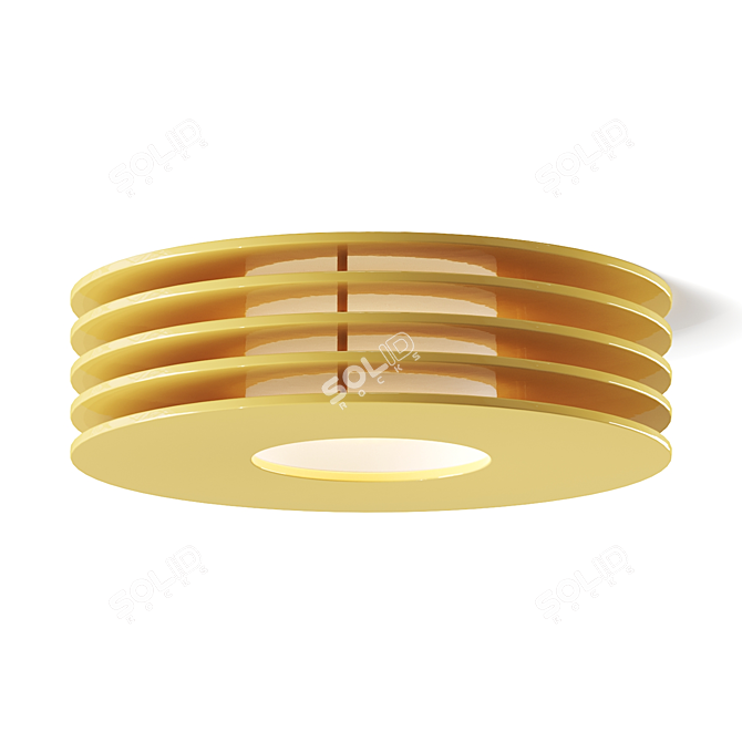 Swivel Design Ceiling Light Fixture 3D model image 2