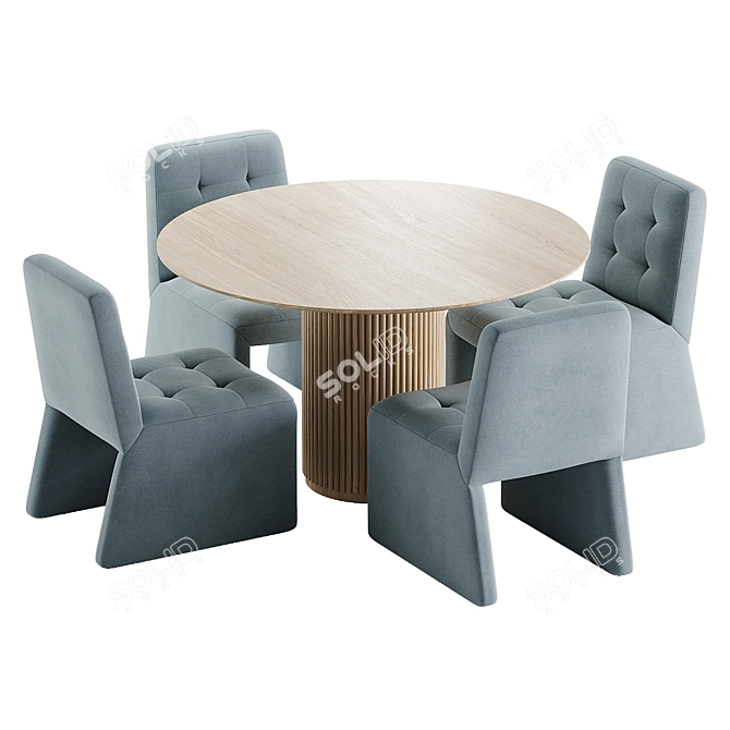 Mod Dining Set 105 2017 3D model image 5