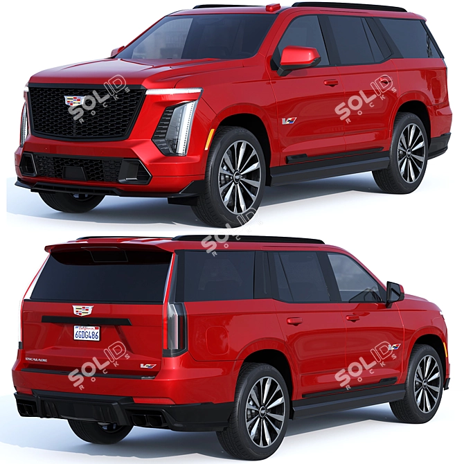 Cadillac Escalade 2025: Bold Luxury 3D model image 1