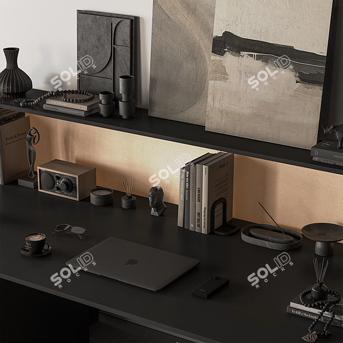 Boss Desk - Executive Office Furniture 3D model image 2