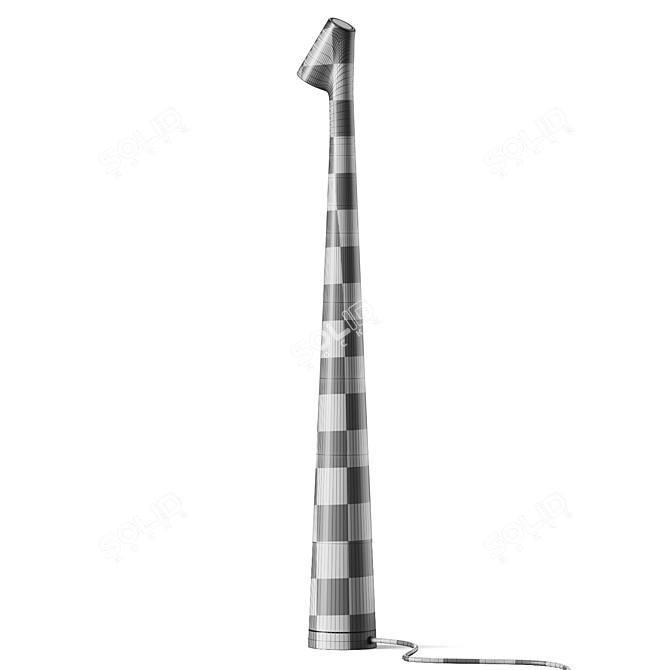 Modern Rotatable Table Lamp 3D model image 4