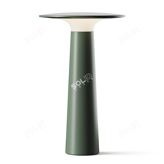 Rotatable Modern Table Lamp, 3D Models 3D model image 2