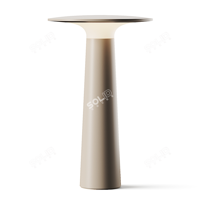 Rotatable Modern Table Lamp, 3D Models 3D model image 3