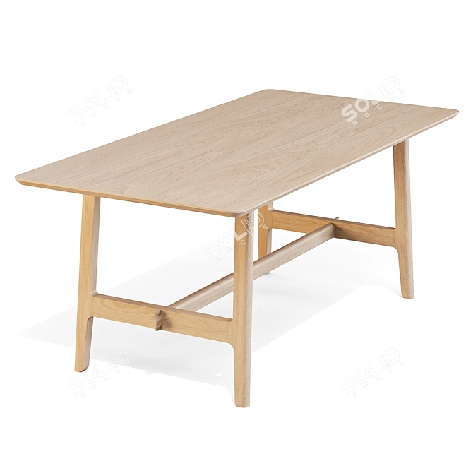 Alpine VNA Dining Table 3D model image 2