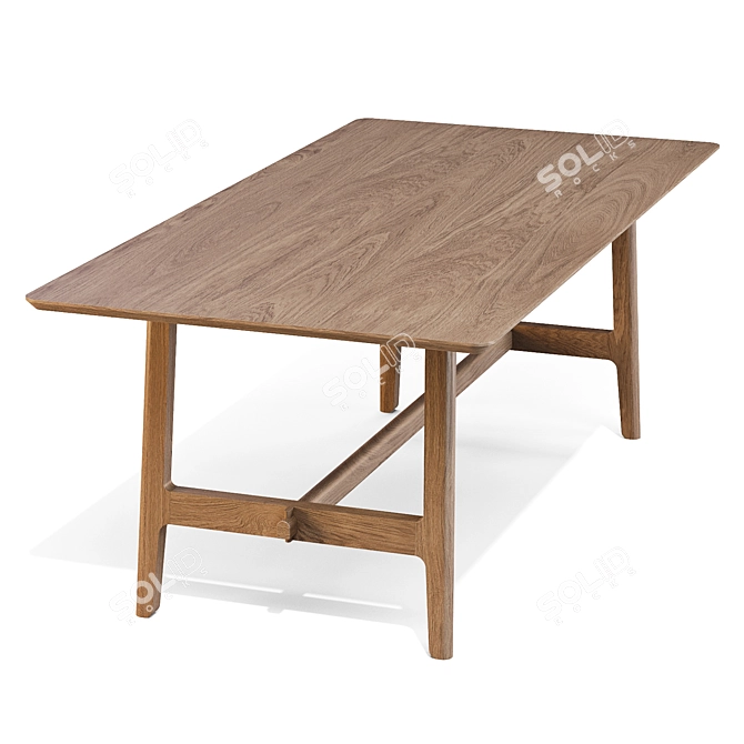 Alpine VNA Dining Table 3D model image 3