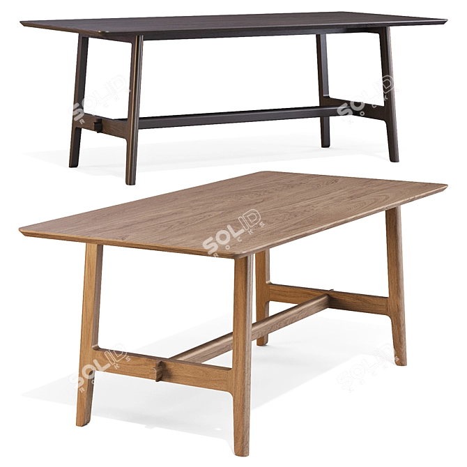 Alpine VNA Dining Table 3D model image 5