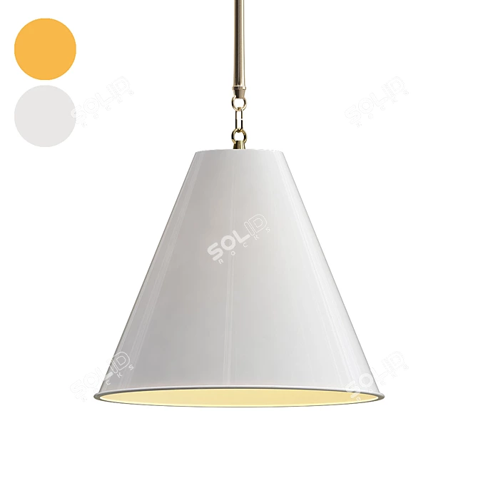 VCS Pendant Light Fixture 3D model image 1