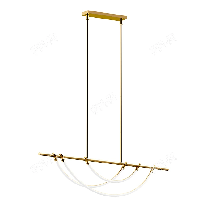 Elegant Alora 3D Model Fixture 3D model image 1