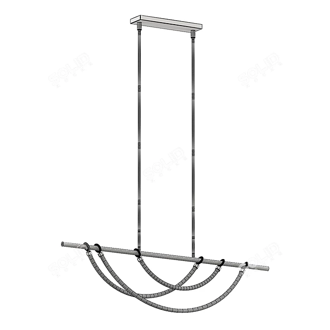 Elegant Alora 3D Model Fixture 3D model image 3