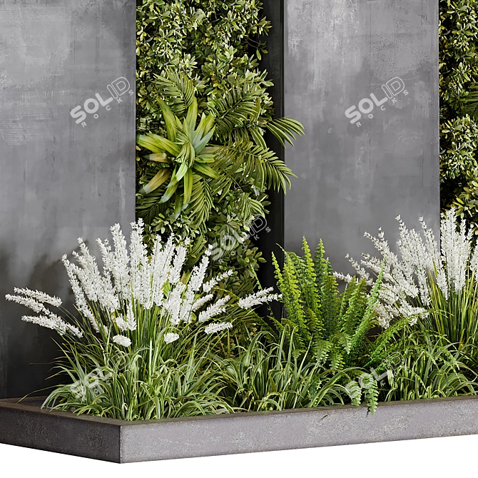 Modern Plant Wall Decor.currentTimeMillis() 3D model image 3