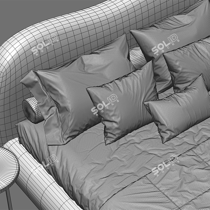 Amber Divan Model Collection 3D model image 5