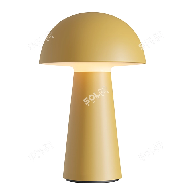 Minimalist LED Table Lamp 3D model image 4