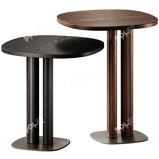 Morica Design Manhattan Side Tables 3D model image 1