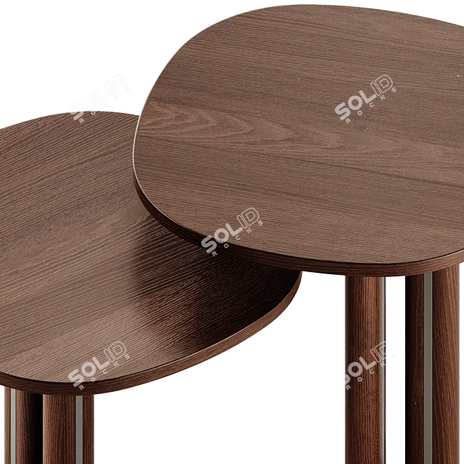 Morica Design Manhattan Side Tables 3D model image 5