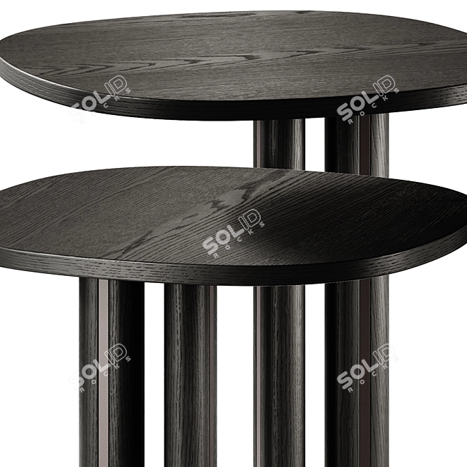 Morica Design Manhattan Side Tables 3D model image 6