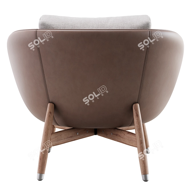 ERI Versatile Designer Lounge Chair 3D model image 3