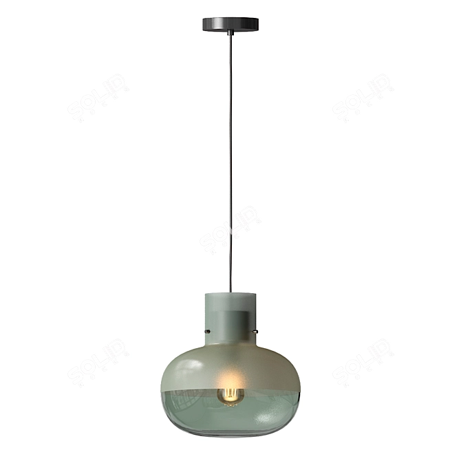 Sandblasted BROKIS Pendant Lamp 3D model image 3