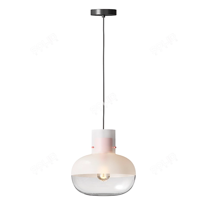 Sandblasted BROKIS Pendant Lamp 3D model image 4