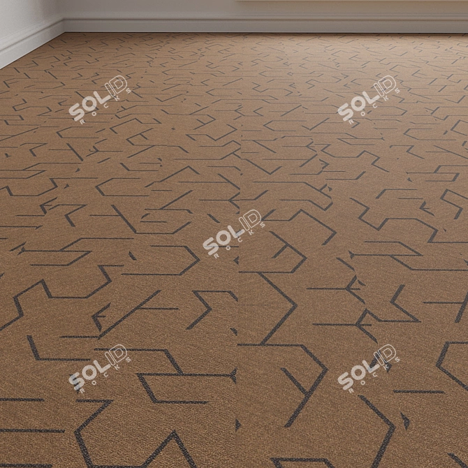 FlotexTriad Mod. Carpet Tiles 3D model image 1