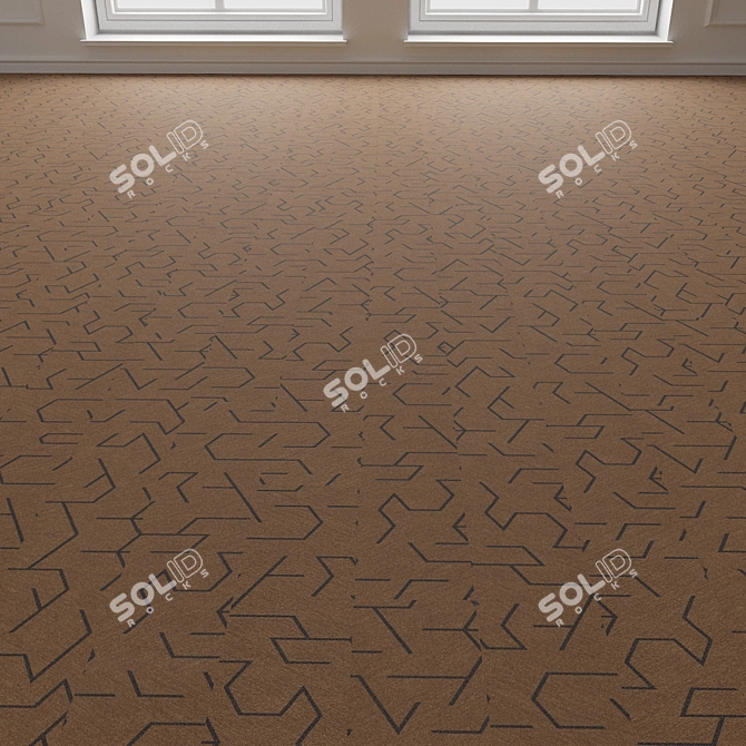 FlotexTriad Mod. Carpet Tiles 3D model image 2