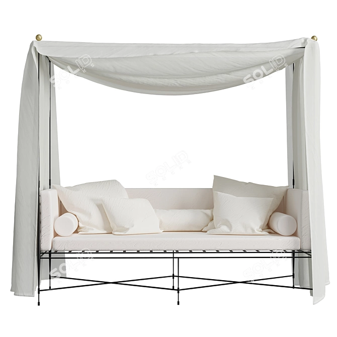 Amalfi Dream Daybed Gazebo 3D model image 2