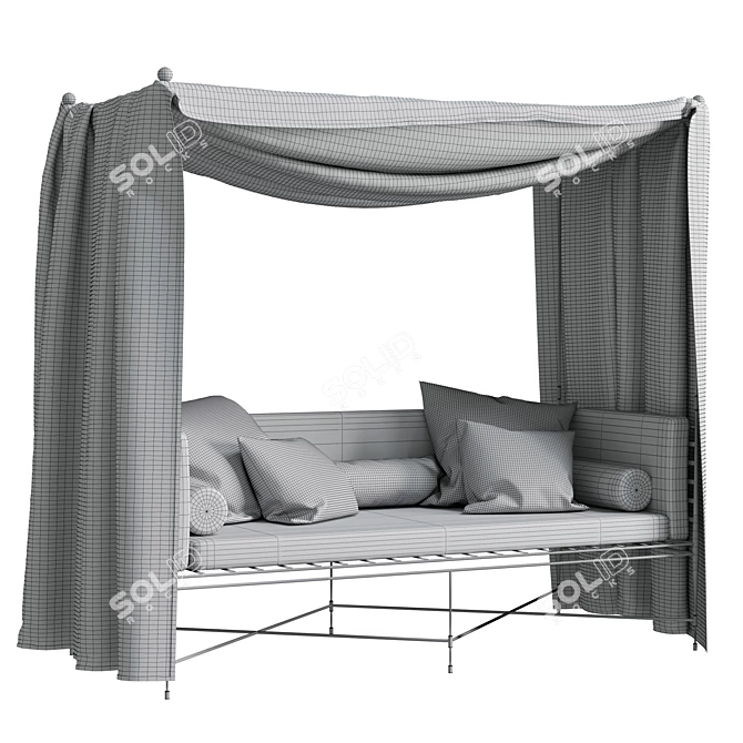 Amalfi Dream Daybed Gazebo 3D model image 3