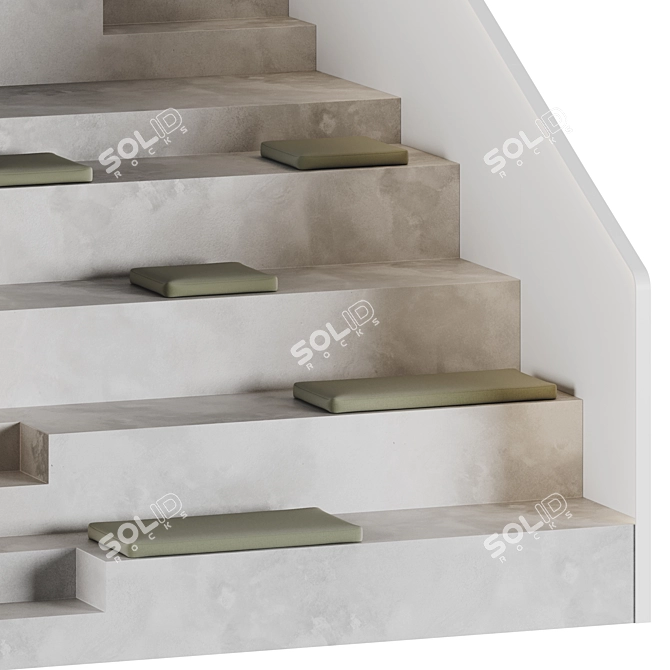 Amphitheater Staircase with Integrated Lighting 3D model image 2