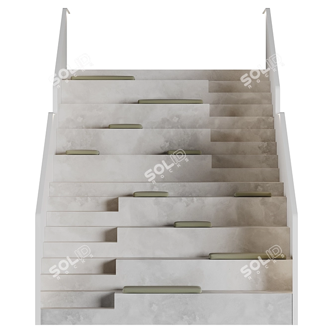 Amphitheater Staircase with Integrated Lighting 3D model image 3