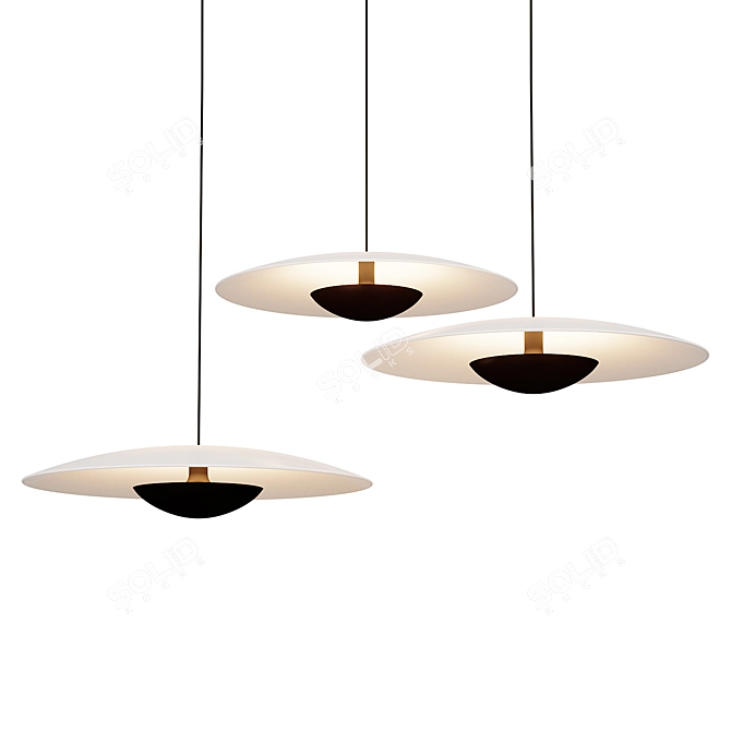 Elegant Marset Led Pendant Lamp 3D model image 3