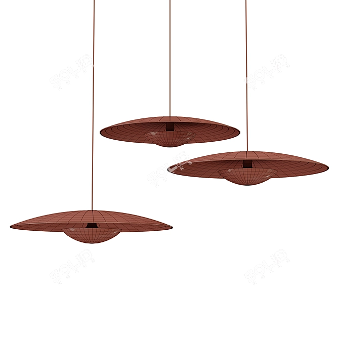 Elegant Marset Led Pendant Lamp 3D model image 4