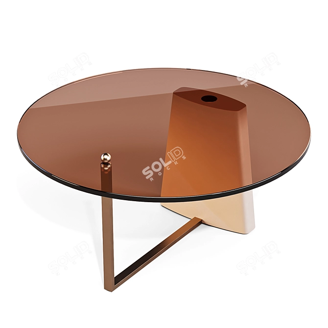 Carpanese Home Rialto: Elegant Coffee Table 3D model image 2