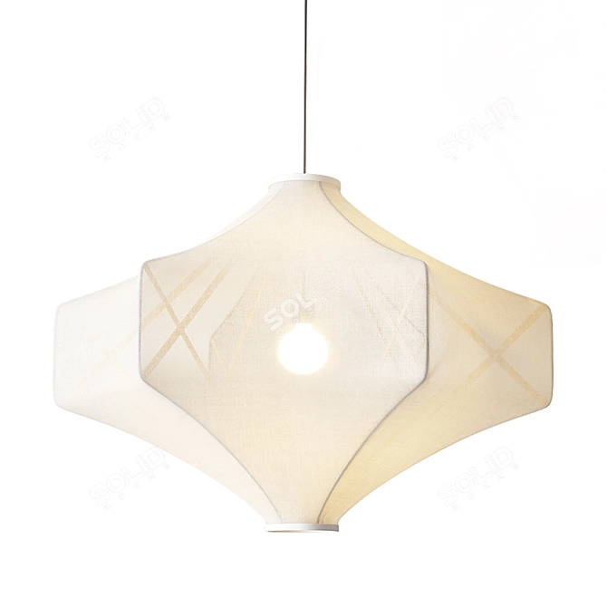 Sorio Circular Pendant Light 3D model image 1