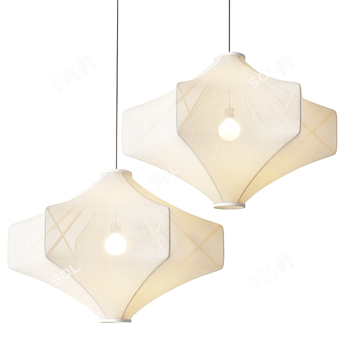 Sorio Circular Pendant Light 3D model image 3